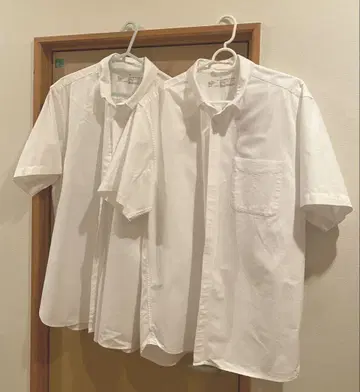 무인양품 버튼 다운 셔츠 반팔 XL