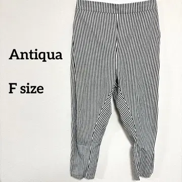 Antiqua 스트라이프 테이퍼드 팬츠 F 사이즈 개성 c026