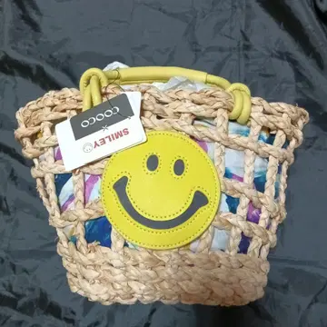 SMILEY 스마일리 페이스 바스켓백