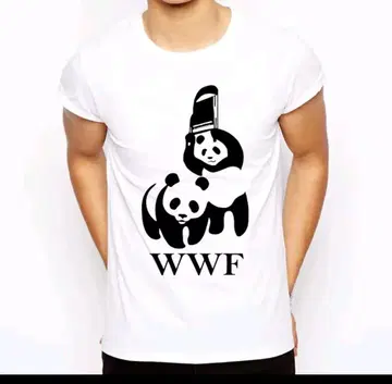 재미있는 티셔츠 #WWF 티셔츠 #팬더 티셔츠