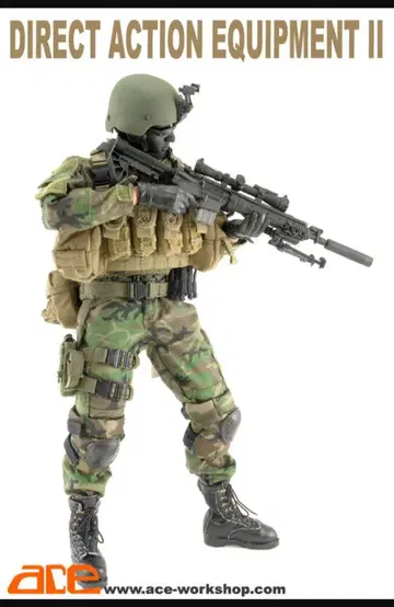 ACE Direct Action Equipment II 세트 피규어