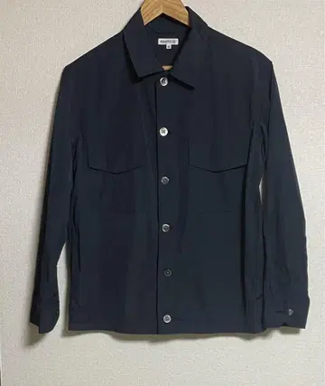 ABAHOUSE 네이비 CPO 셔츠