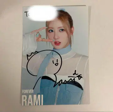 babymonster 라미 친필 사인 8/17