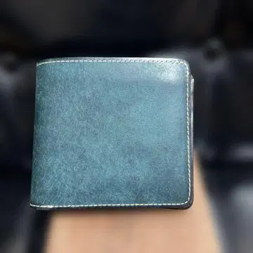 CORBO 2단 폴더형 지갑 가죽 브라운