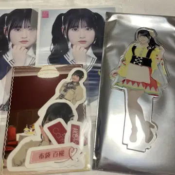 AKB48 헝겊 가방 모모코 다이마루 도쿄점 의상전 아크릴 스탠드