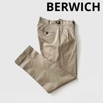 BERWICH 베르위치 스코틀랜드 코튼 스트레치 팬츠 베이지