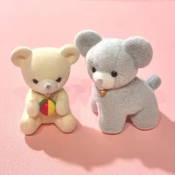 요시토쿠 봉제 인형 피규어 컬렉션 곰 2개 세트 가챠