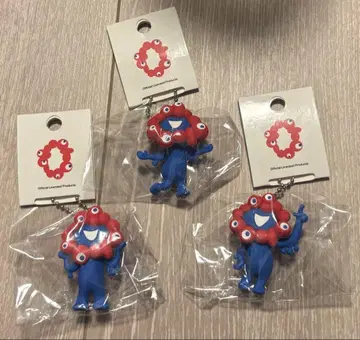 엑스포 마쿠마쿠 PVC 마스코트 A B C 3종 세트 키링