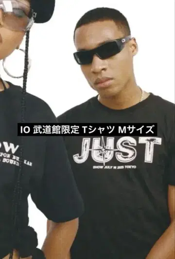 vallad JUST 로고 티셔츠 블랙 Msize
