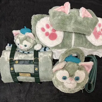 젤라토니 디즈니씨 후드티 미니백 봉제 인형 담요