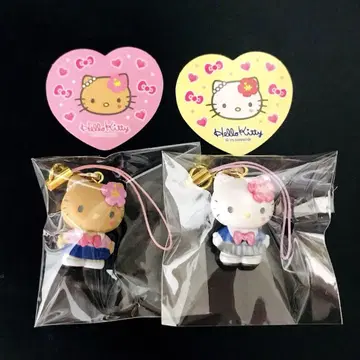 산리오 * 헬로키티 트레이딩 마스코트 스트랩 2 갸루 세트