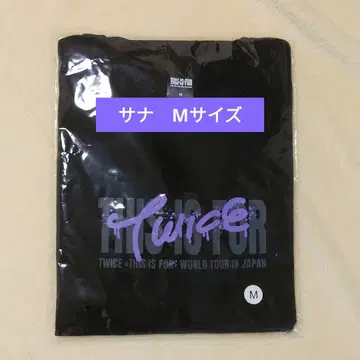 미개봉 새상품 TWICE SANA THIS IS FOR 티셔츠 사나 M