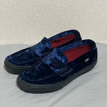 반스 로퍼 스웨이드 26.5cm 블루