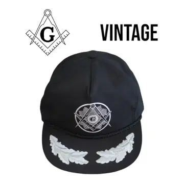 Freemasonry 프리메이슨 비밀 결사 빈티지 끈 캡