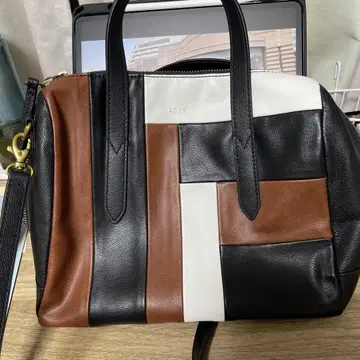 fossil 가죽 핸드백 멀티 컬러