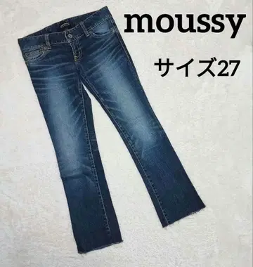 moussy 데님 청바지 MO7SC2-1627-L-15 사이즈 27
