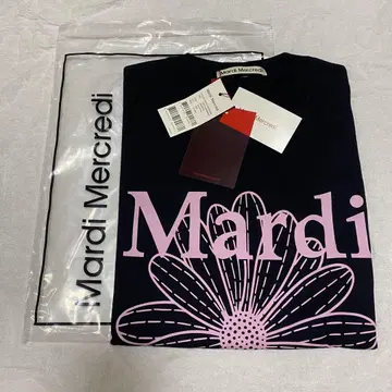 새상품 마르디메크르디 Mardi Mercredi 꽃무늬 프린트 티셔츠