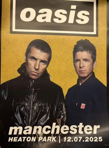 oasis 공식 한정판 포스터 7/12