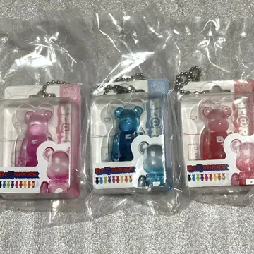 베어브릭 Vol.2 스카이블루 핑크 레드 3개 세트