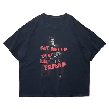 00s SCARFACE 스카페이스 알 파치노 반팔 티셔츠 페이드