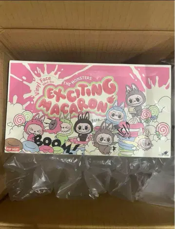 POPMART LABUBU 봉제 인형 마카롱 모듬 박스 새상품
