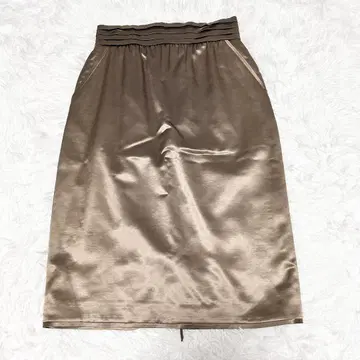 ESCADA 에스카다 실크 블렌드 새틴 스커트 36