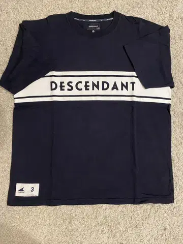 24SS DESCENDANT 티셔츠 사이즈 3 네이비