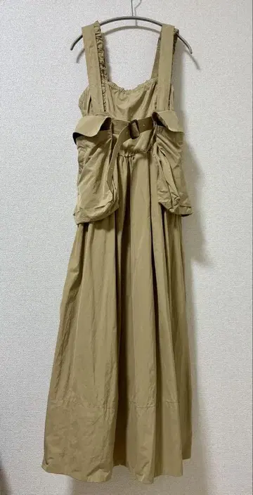 WCJ 숄더 벨트 미니백 원피스 2way 원피스 베이지