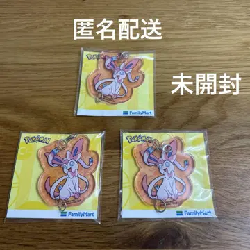 훼미리마트 한정판 포켓몬 닌피아 아크릴 키링 3종