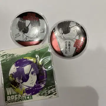 소방슌비 캔뱃지 3개