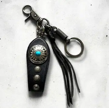 천연 가죽 남성용 키링 키케이스 스트랩 아메카지 모드 가죽 P1
