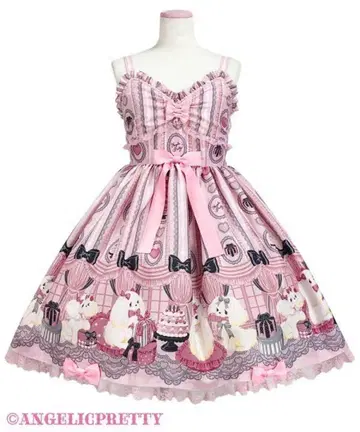 angelic pretty princess puppy 오버롤 스커트