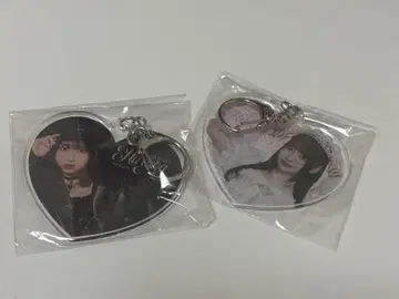 CUTIES TREET 사쿠라바 하야카 생일 기념 아크릴 키링 2개