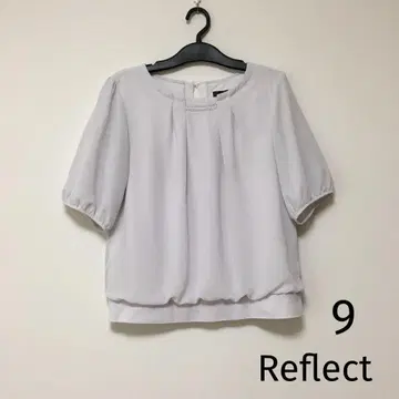 리플렉트 쉬폰 블라우스 상의 라이트 그레이