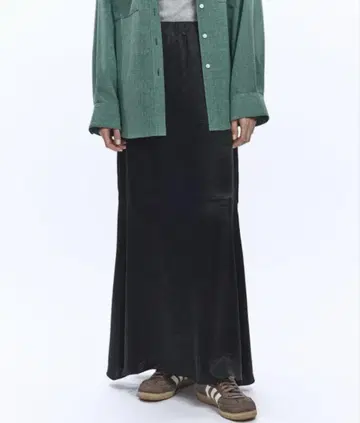 빈티지 새틴 내로우 스커트 퍼블릭 도쿄