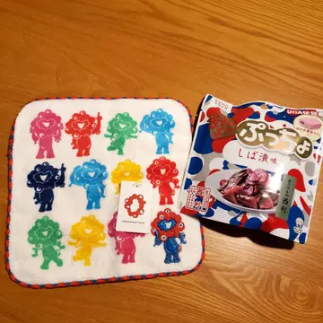 컬러풀 캐릭터 타월 약 25cm