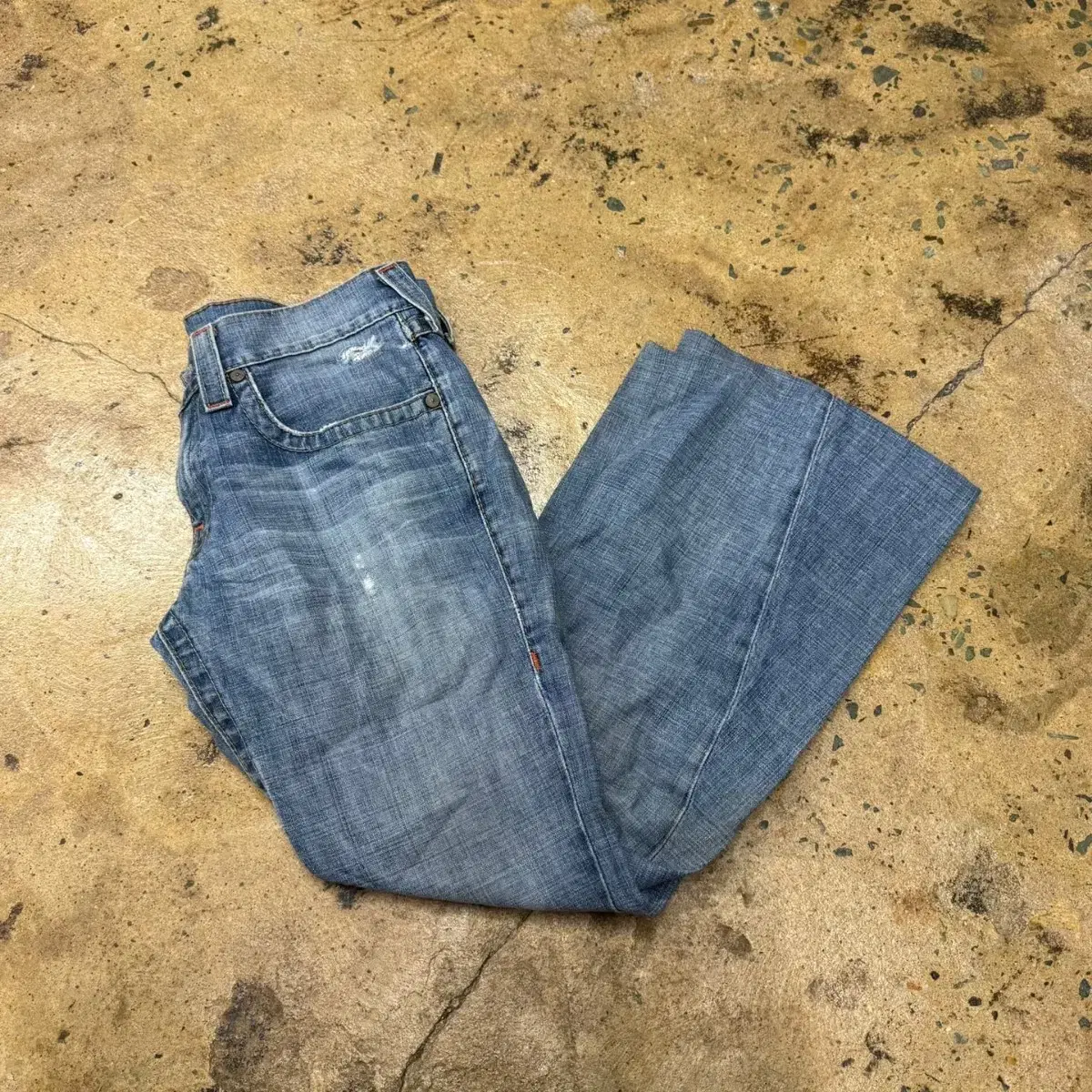 [Genuine/32/33] True Religion Washing Denim Pants