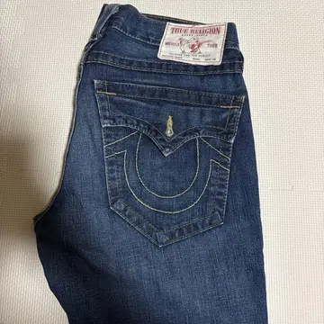 TRUE RELIGION 스트레이트 데님 다크 블루