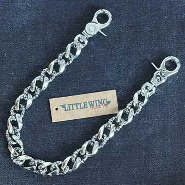 LITTLE WING 70's 크로스 각인 지갑 체인 LW736