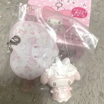 산리오 sanrio 마이멜로디 시크릿 참 마이멜로디 화이트 딸기