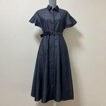 일본제 ANAYI 아나이 어른 고급스러운 멋진 원피스 부드러운 데님 여름