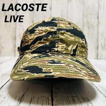 LACOSTE LIVE 라코스테 라이브 타이거 카모 캡