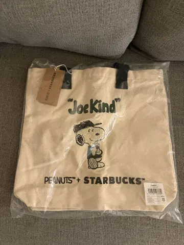스타벅스 스누피 PEANUTS 토트백