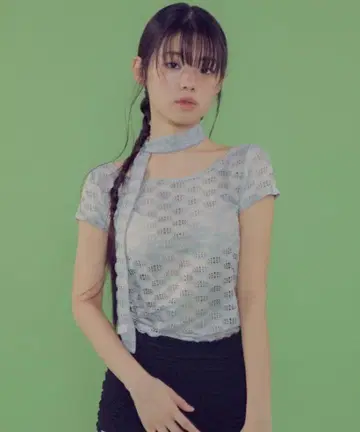 fancyclub MILKY WAY SCARF TEE 상의 스카프