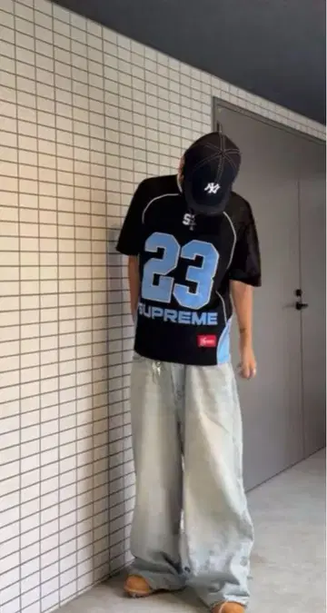 자라 오버 다이 배기 데님