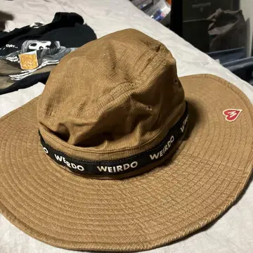 WEIRDO GROWN-UP 아웃도어 햇 브라운