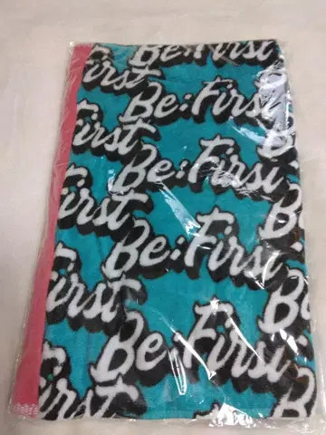 BE:FIRST 로고 페이스 타월 (틸)