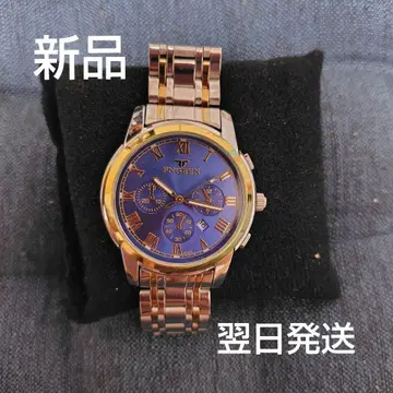 FNGREN 파랑 크로노그래프 손목 시계