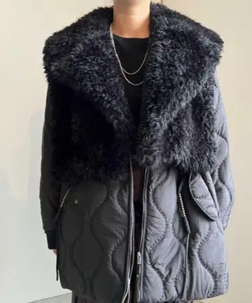 Ameri BOA VEST SET QUILTING COAT 베스트만
