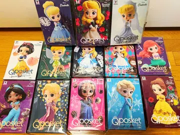 Qposket 디즈니 프린세스 피규어 세트 13개